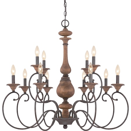 Quoizel Auburn Chandelier ABN5012RK